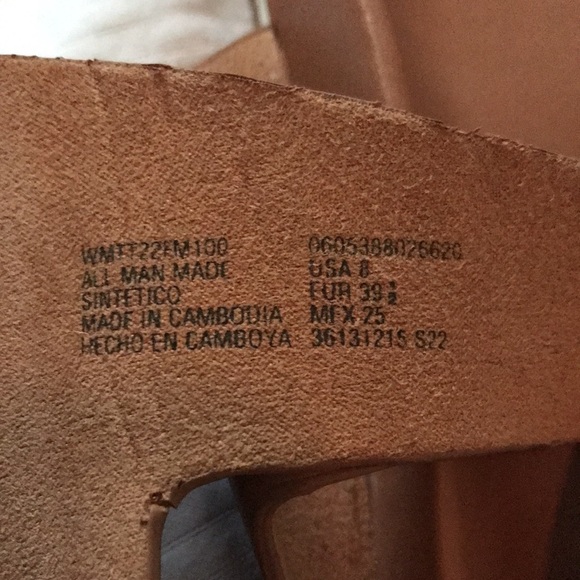 🤎NEW TIME & TRU SIZE 8 BROWN SLIP ON SANDALS 🩴 - Picture 3 of 6